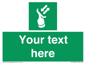 Custom sign safe condition Search and rescue transponder